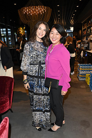 Binaca Hein, Yoko Higuchi-Zitzmann  beim VIP Opening des WACA Restaurant in der Motorworld München Agency People Image (c) Michael Tinnefeld 